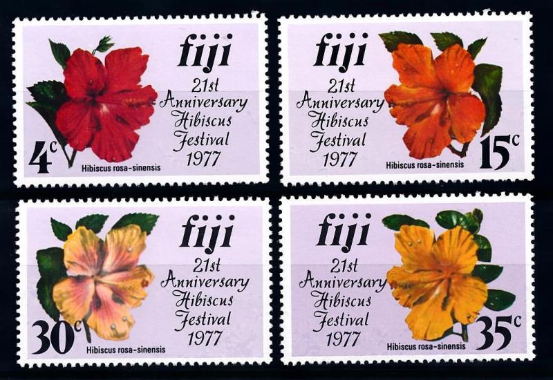 [61976] Fiji 1977 Flora Flowers Blumen Fleur - Hibiscus  MNH