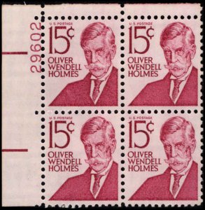 US #1288 HOLMES MNH UL PLATE BLOCK #29602 DURLAND $1.60