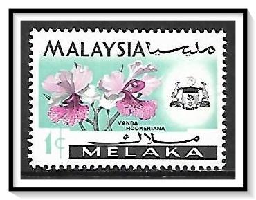 Malacca #67 State Crest & Orchids NG