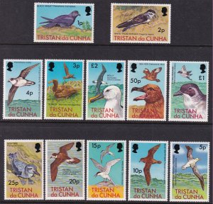 Tristan da Chuna 222-233 Birds MNH VF