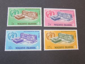 Maldives 1968 Sc 274-77 set MNH