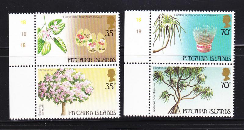 Pitcairn Islands 229-230 Set MNH Trees