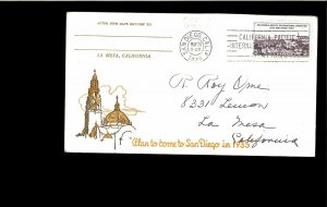 1935 FDC California Exposition San Diego CA