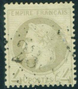 FRANCE Scott 31 4c 1863 Napoleon III CV $52.50, Yvert 27