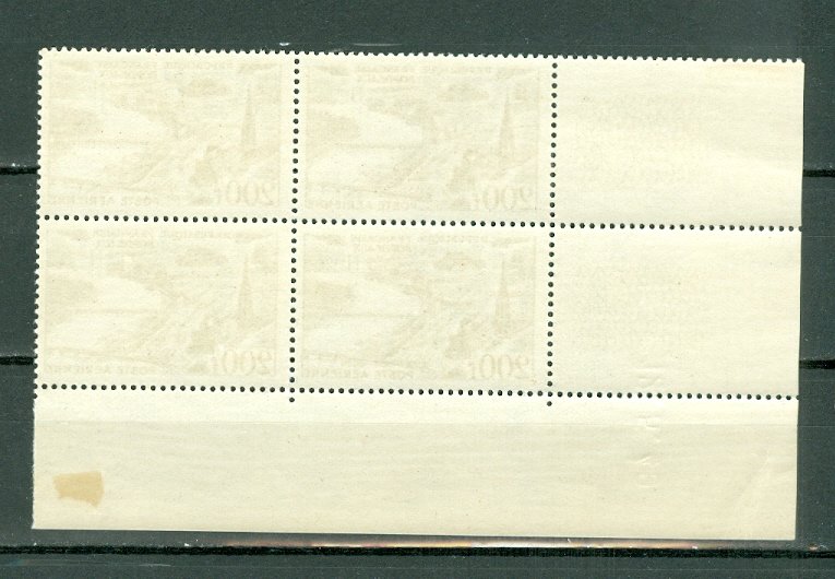 FRANCE BORDEAUX  DATED CORNER BLK #C24...MNH (SMALL HINGE MARK in LR SELVAGE