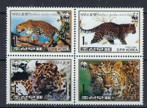 North Korea 3784-87 MNH 1998 Big Cats (an9083)