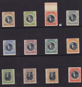 Barbados Scott #  140 - 151 set VF OG mint previous hinged cv $ 140 ! see pic !