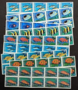 EDW1949SELL : MICRONESIA 1996 Scott #213-26 Fish. 10 Cplt sets. VF MNH. Cat $238