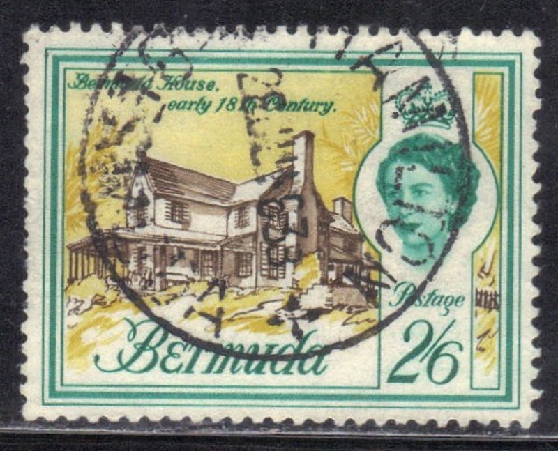 BERMUDA  SC# 188 **USED** 2sh6p 1953-58     SEE SCAN