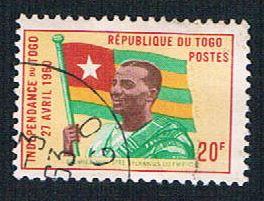 Togo 380 Used Togo Flag (BP09323)