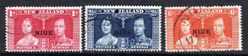 NIUE -    1937 CORONATION    USED -    