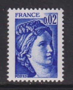 France  #1561  MNH  1978   Sabine  2c