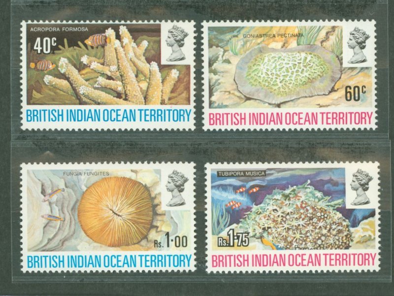 British Indian Ocean Territory #44-47 Mint (NH) Single (Complete Set)