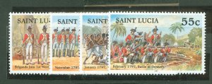 St. Lucia #1076-9 Mint (NH) Single (Complete Set)
