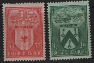 BELGIUM  B408, B413  MINT HINGED