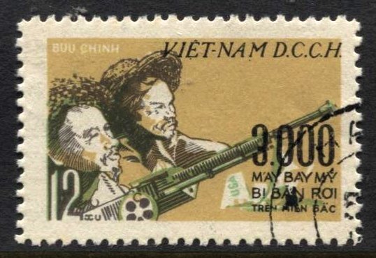 STAMP STATION PERTH North Vietnam #507a General Issue Used 1968