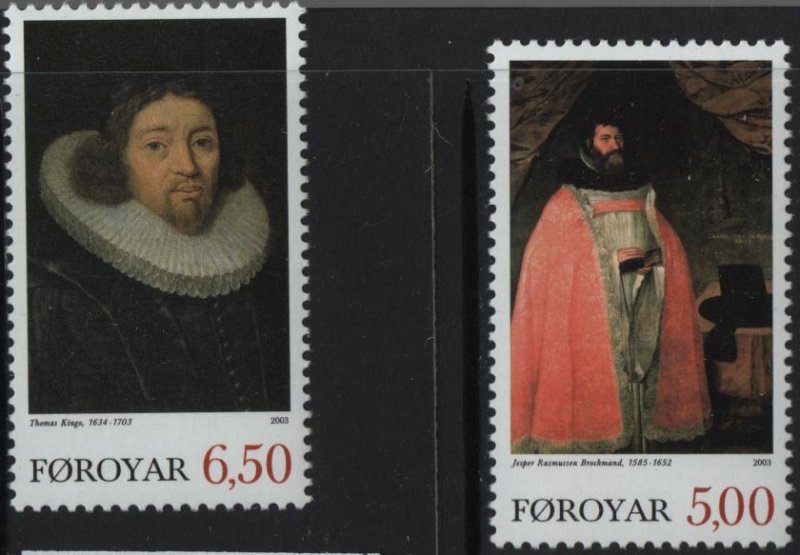 FAROE ISLANDS 436-7 MNH F/VF SET OF 2