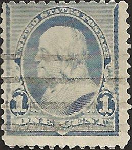 # 219 DULL BLUE USED BEN FRANKLIN SCV-0.75