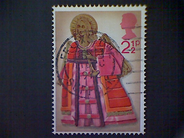 Great Britain, Scott #680, used (o), 1972, Christmas: Angel with Trumpet, 2½p