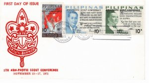 Philippines 1972 Sc 1160-2 FDC-2