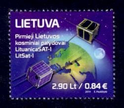 Lithuania Sc# 1033 MNH Lithuanian Satellites