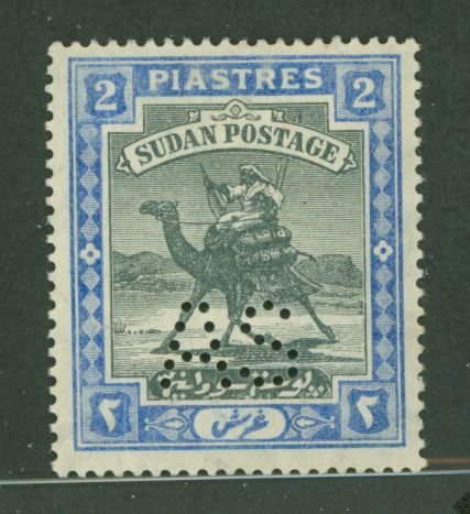 Sudan #24 Unused Single (Perfin)