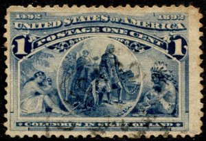 US Stamps #230 USED COLOMBIAN ISSUE