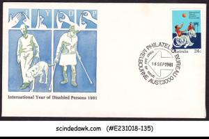 AUSTRALIA - 1981 INTERNATIONAL YEAR OF DISABLED PERSONS - FDC