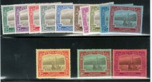 St Kitts & Nevis #52 - #64 Very Fine Mint Set Full Original Gum Hinged