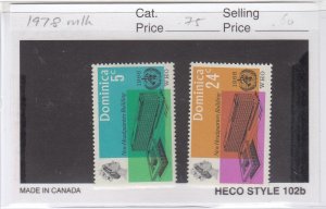 Dominica 197-8 WHO mint