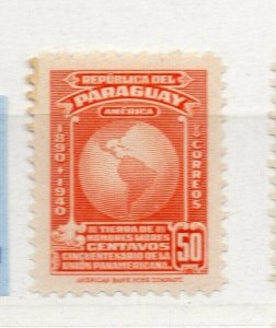 Paraguay 1940 Early Issue Fine Mint Hinged 50c. NW-177498