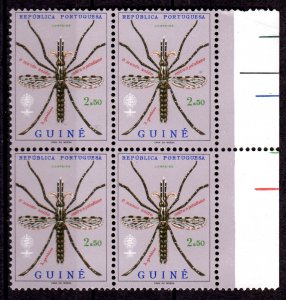 Portuguese Guinea 1962 Sc#305 MOSQUITO-MALARIA-WHO Block of 4 MNH