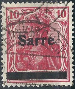 Saar 6h Mi 6b I Used VF 1920 SCV $6.00