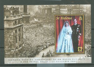 St. Helena #921 Mint (NH) Souvenir Sheet