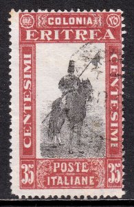 Eritrea - Scott #124 - Used - Toning spot UL cnr., rnd. cnr. LL - SCV $32