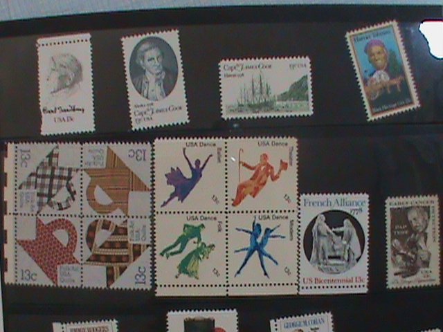 UNITED STATES STAMP: 1978 SC# 1732-70 MNH STAMPS -YEAR SETS IN FOLDER-