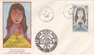 Laos # 74-76, Malaria Eradication, First Day Cover