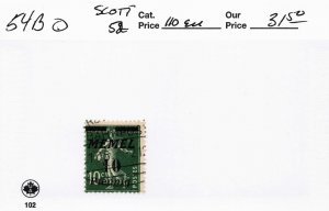 MEMEL LITHUANIA  52  MICHEL  54 B  USED