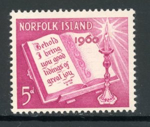 Norfolk Island 43 MNH 1960 5p Christmas