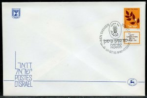 ISRAEL 1987  LOT OF  10  SPECIAL CANCEL OFFICIAL COVERS AS SHOWN