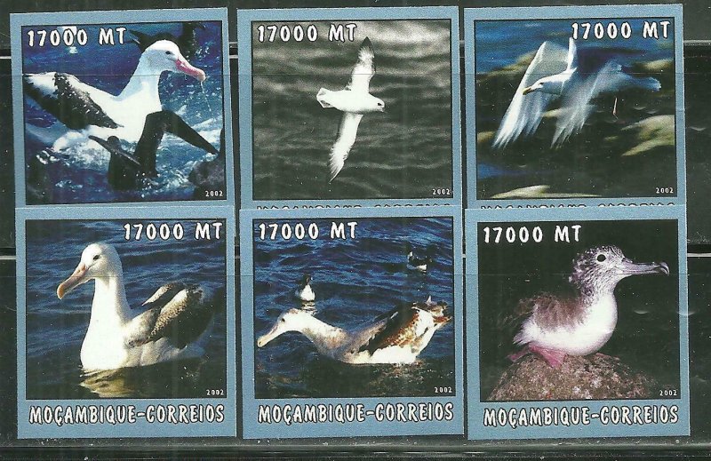 Mozambique MNH 1663A-F Sea Birds 2002 SCV 9.50