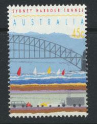 Australia SG 1376  Used  perf 14½ - Harbour Tunnel