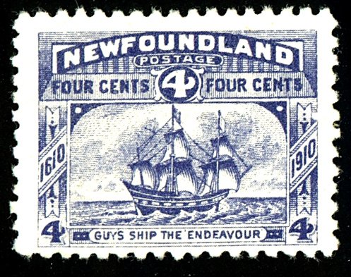 Newfoundland #90 MINT OG LH THIN