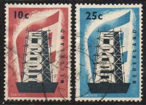 Netherlands Sc #368-369 Used