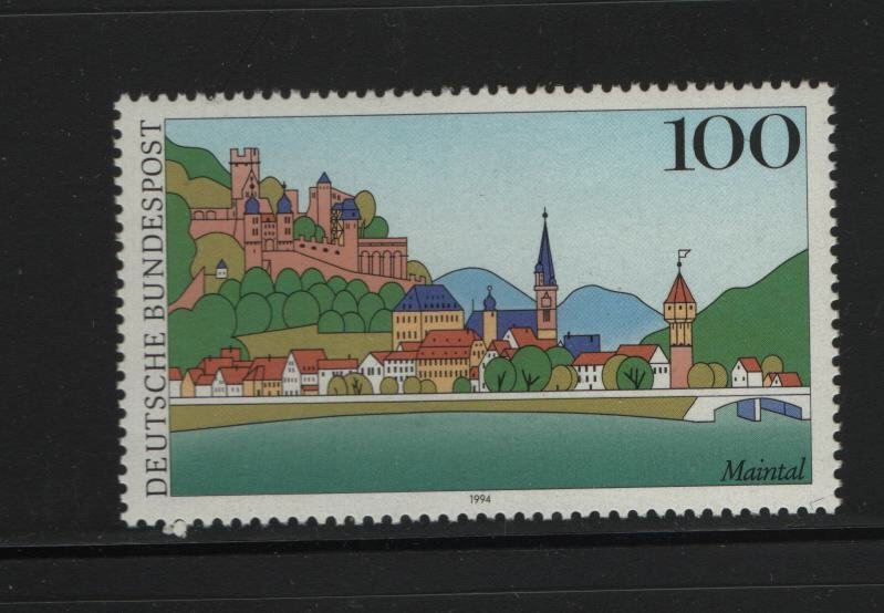 GERMANY 1798 MNH, 1993-96 Main River Valley