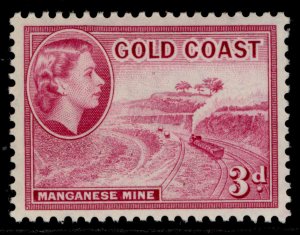 GOLD COAST QEII SG158, 3d magenta, M MINT.