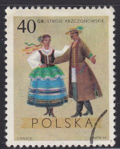 Poland 1685 Costumes From Krczonow, Lubin 40Gr 1969