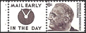 1284c Mint,OG,NH... SCV $0.25... Booklet single w/Mail Early tag
