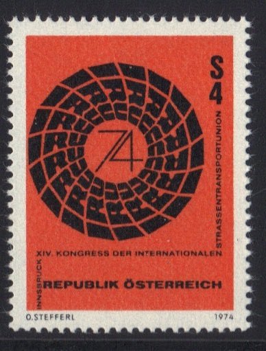 Austria  #992   MNH  1974  road haulage union