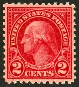 U.S. #595 MINT OG LH